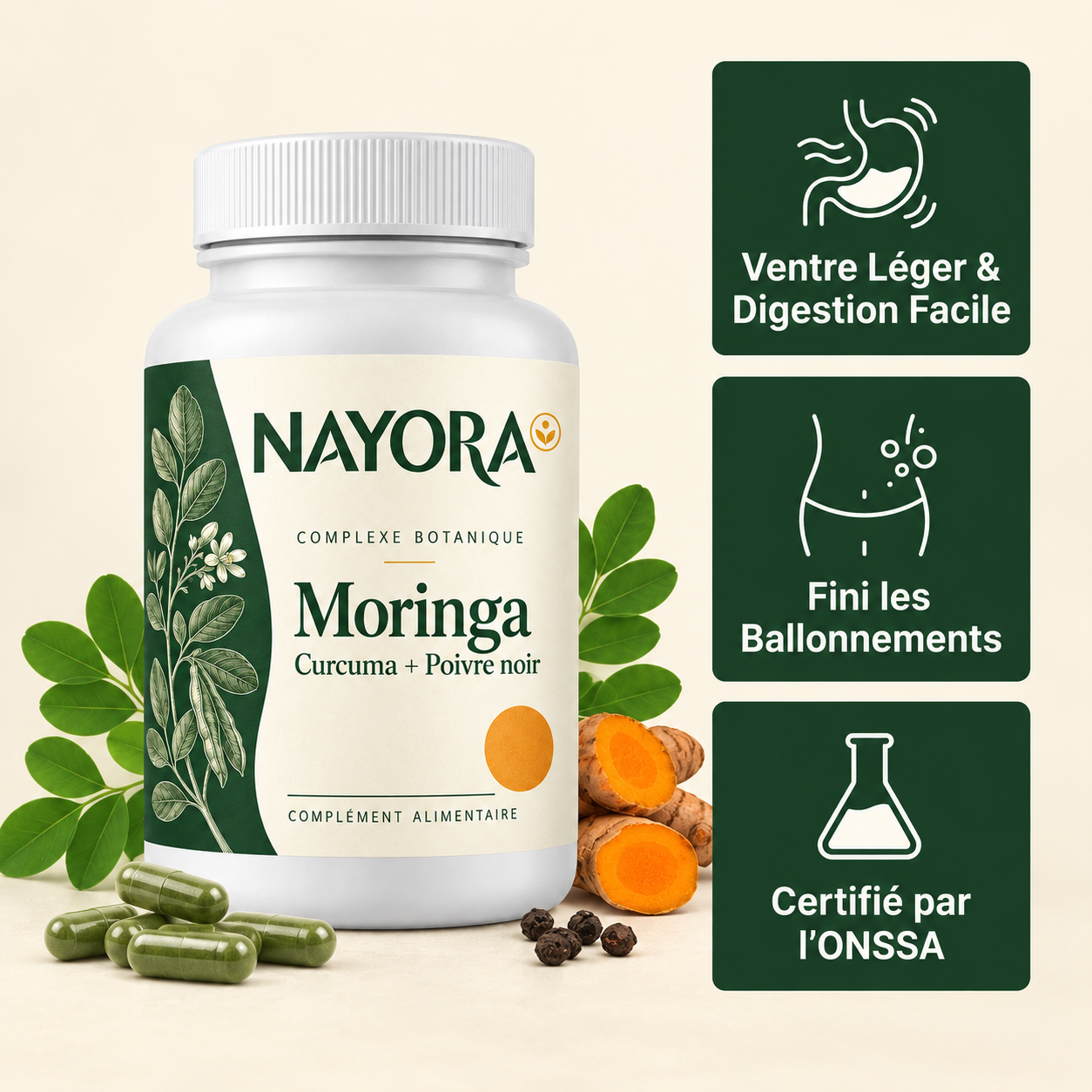 Moringa Curcuma, visuel produit de référence 1